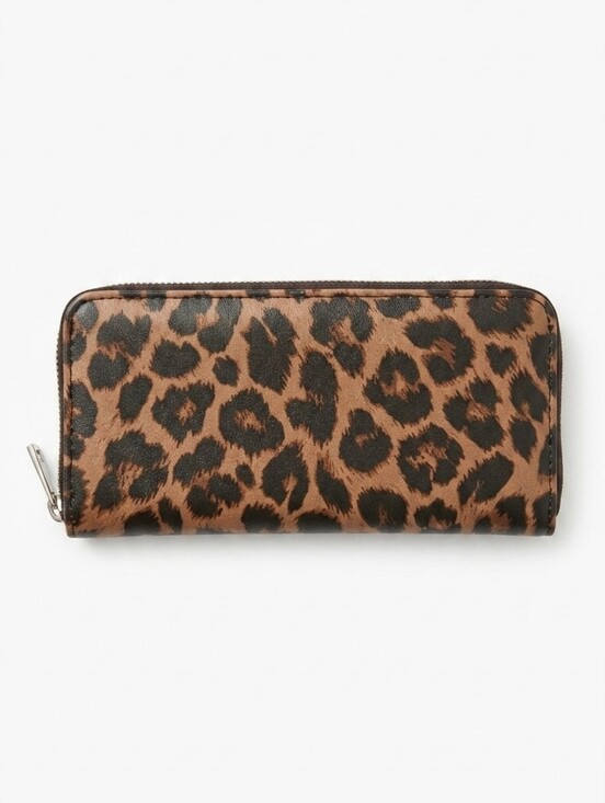 Time and Tru Handbags - Leopard Print Slim Wallet NWT
